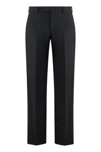 Wool blend trousers